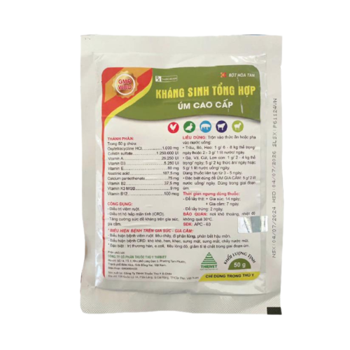 KHÁNG SINH TỔNG HỢP ÚM CAO CẤP